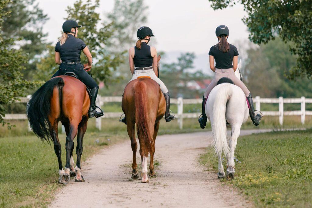 Drei Reiterinnen