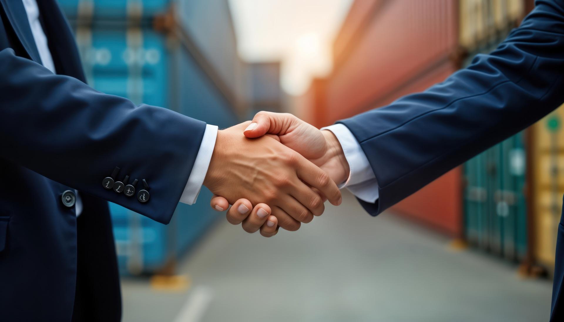 Handschlag beim Outsourcing-Vertrag | Reinraumreinigung