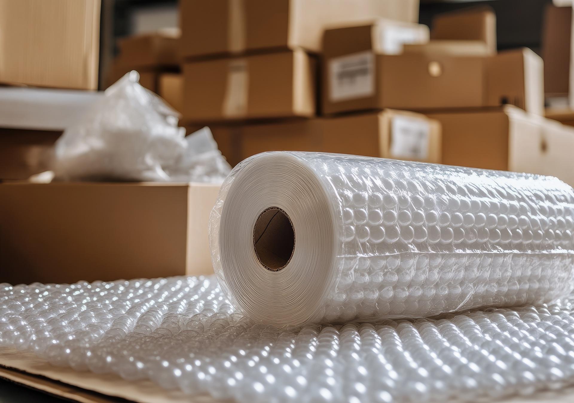 Rolle Luftpolsterfolie für Verpackungen | Schrenzpapier