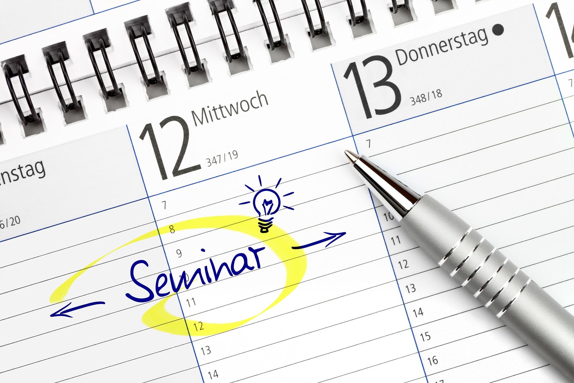 Kalendereintrag für Seminar | Tagungshotel NRW